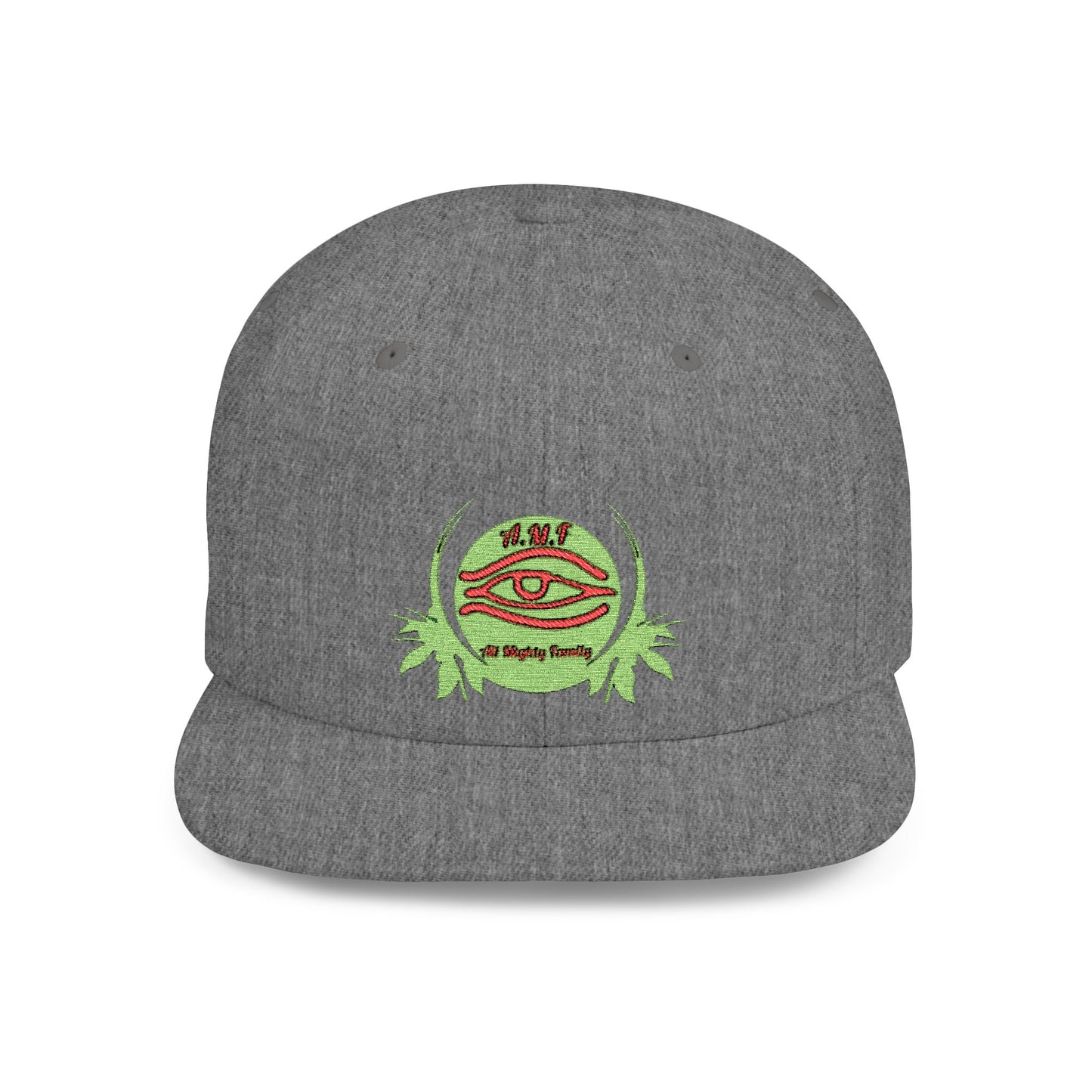 Mystical Eye Flat Bill Snapback Cap - Trendy Streetwear Hat