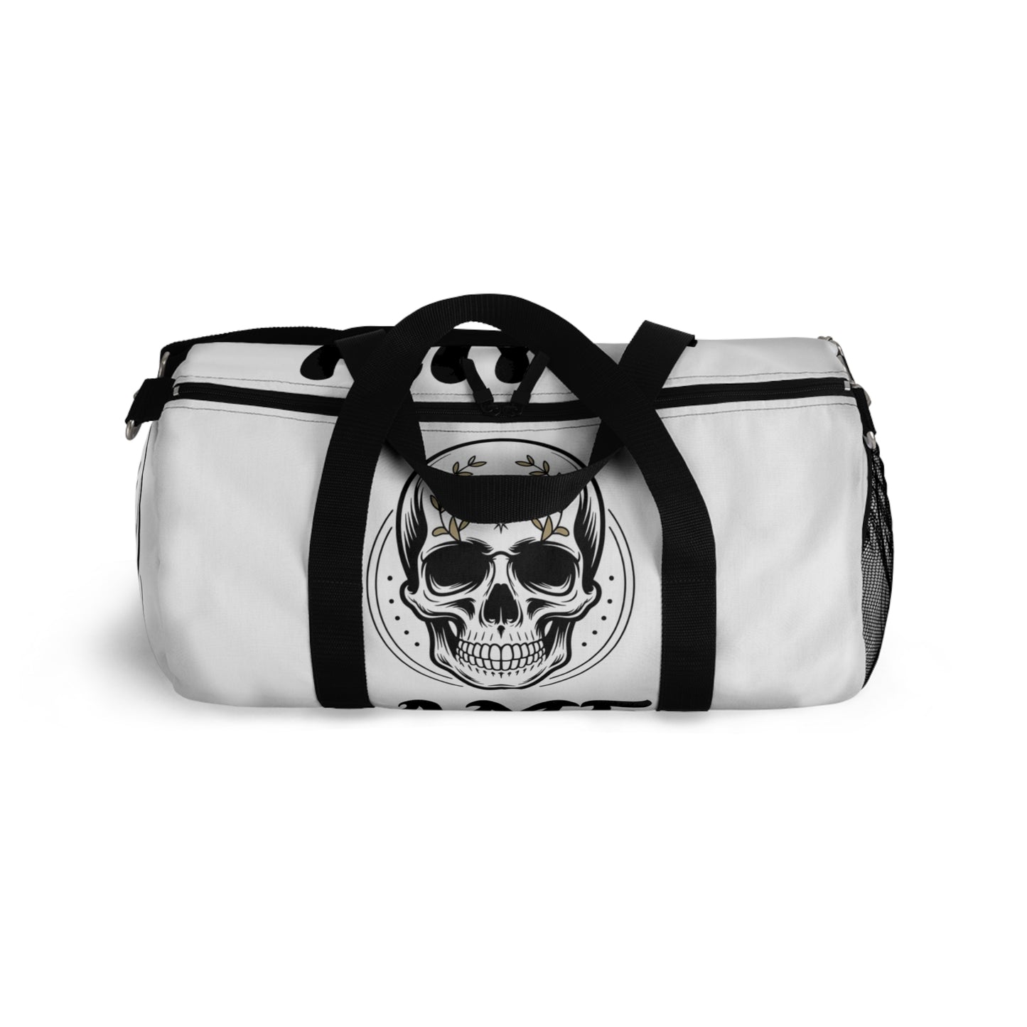 Skull AMF Graphic Duffel Bag – Gothic Travel & Gym Bag