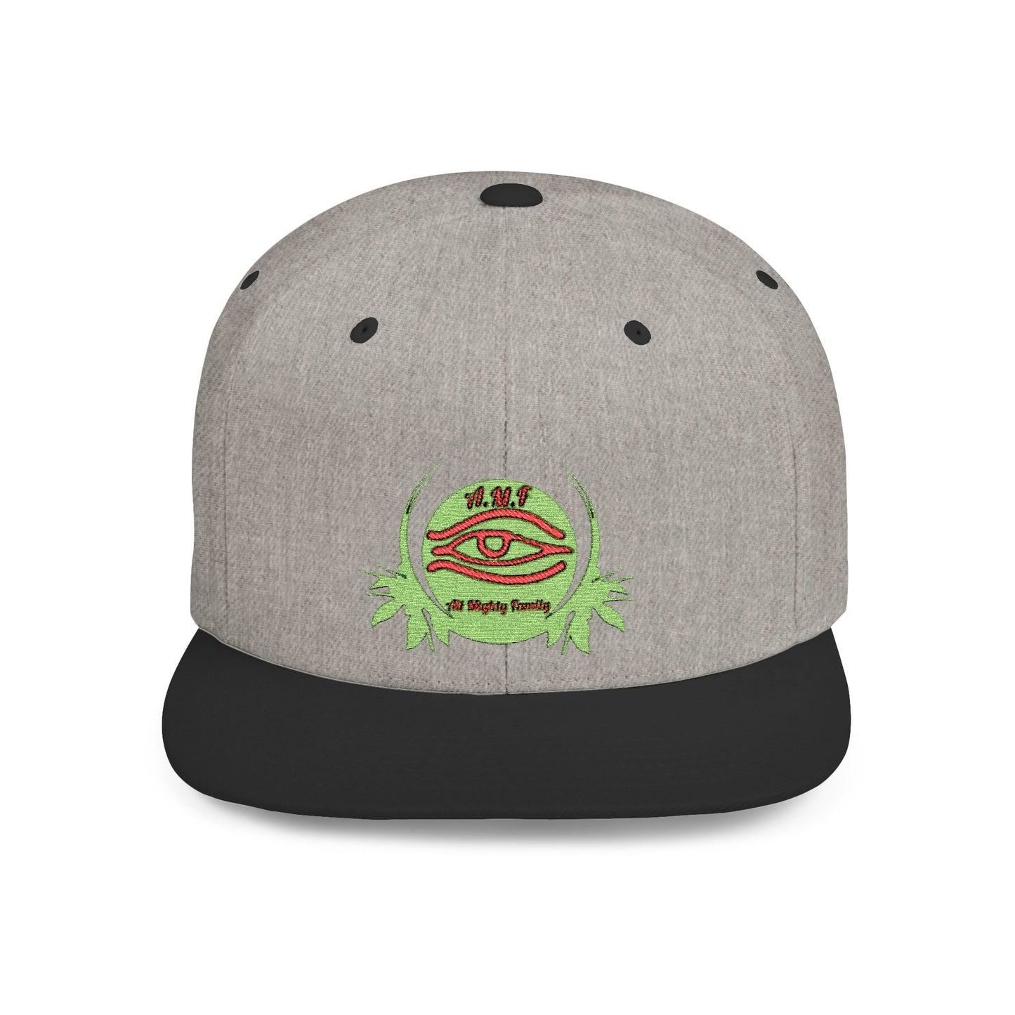 Mystical Eye Flat Bill Snapback Cap - Trendy Streetwear Hat
