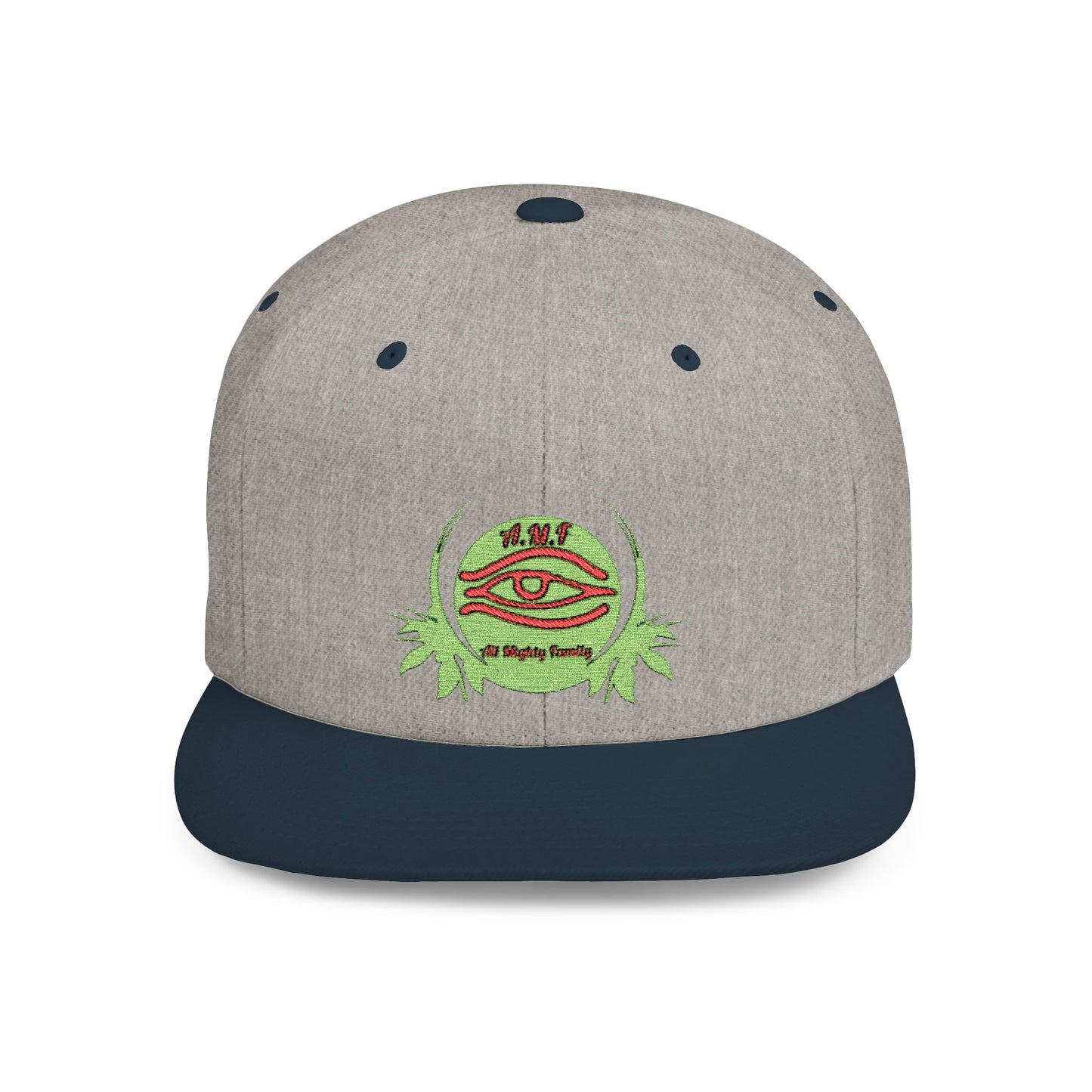 Mystical Eye Flat Bill Snapback Cap - Trendy Streetwear Hat