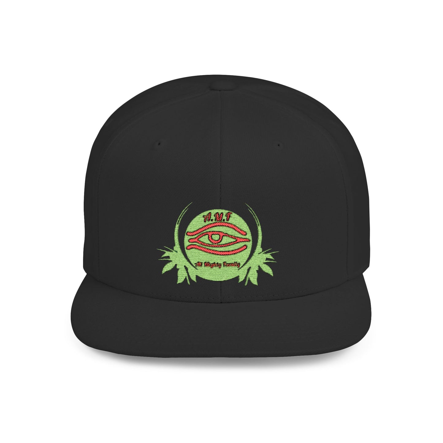Mystical Eye Flat Bill Snapback Cap - Trendy Streetwear Hat