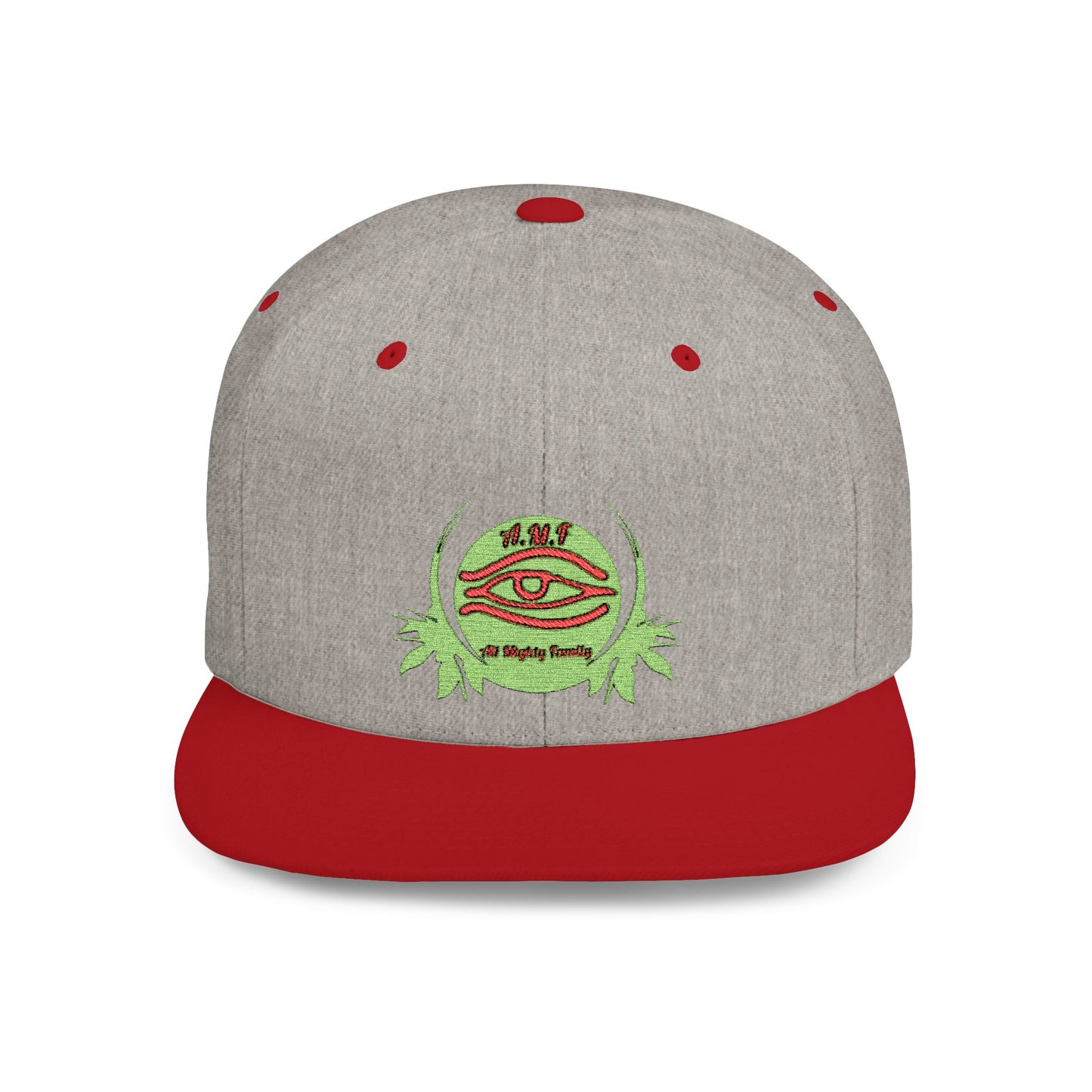 Mystical Eye Flat Bill Snapback Cap - Trendy Streetwear Hat