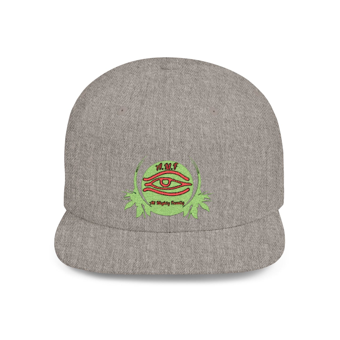 Mystical Eye Flat Bill Snapback Cap - Trendy Streetwear Hat