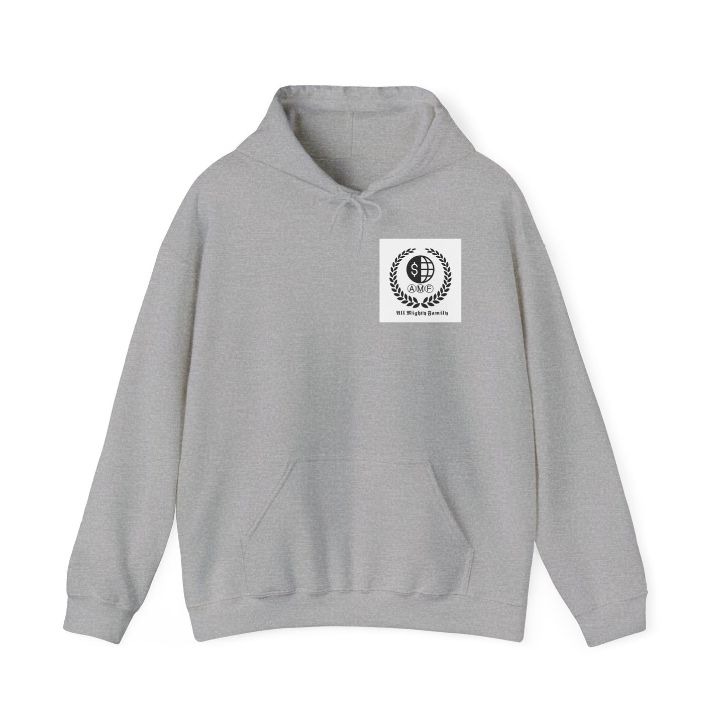 Unisex Heavy Blend™ AMF Hooded Sweatshirt - A.M.F. Design for Family Bonding