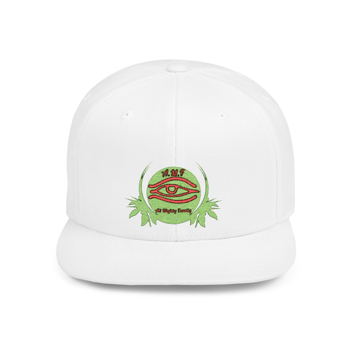 Mystical Eye Flat Bill Snapback Cap - Trendy Streetwear Hat