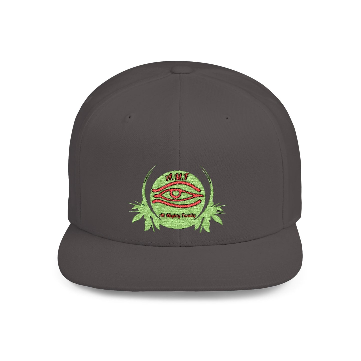 Mystical Eye Flat Bill Snapback Cap - Trendy Streetwear Hat