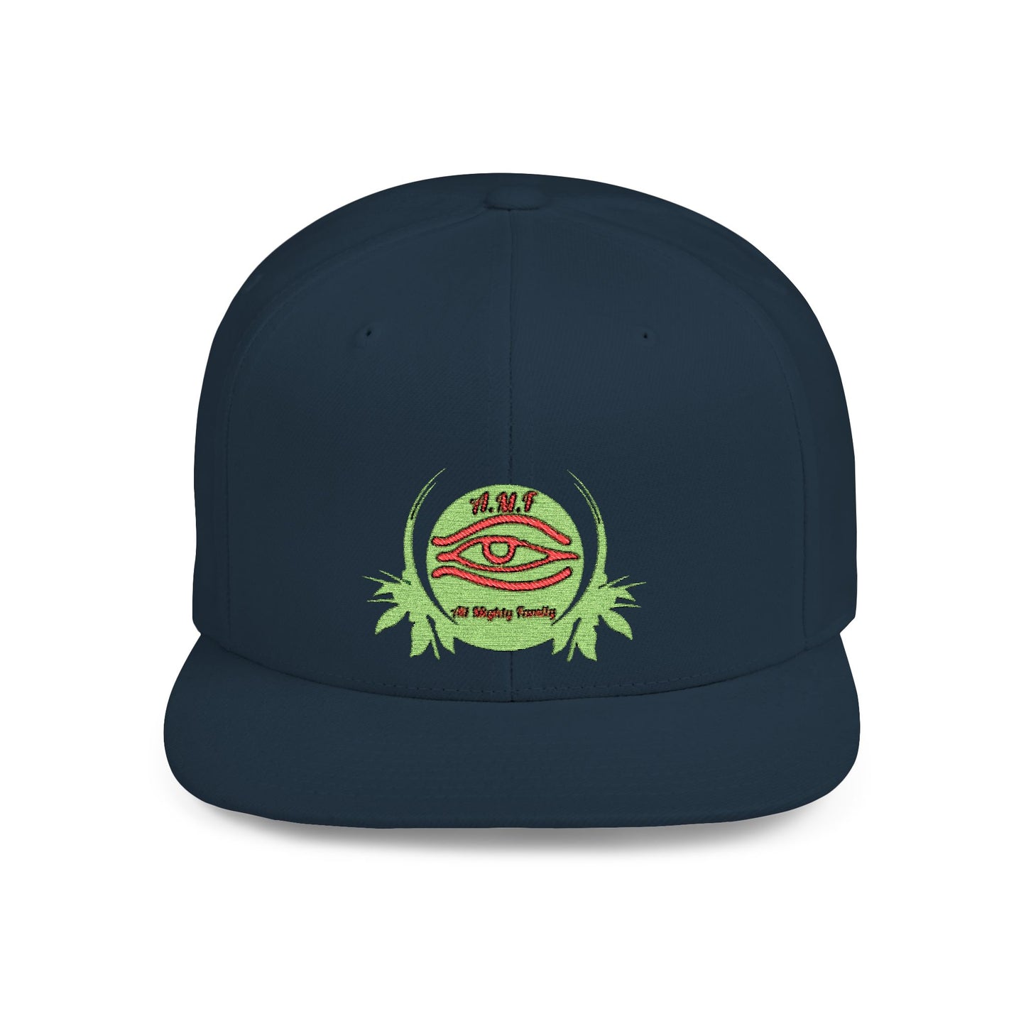 Mystical Eye Flat Bill Snapback Cap - Trendy Streetwear Hat