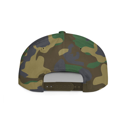 Mystical Eye Flat Bill Snapback Cap - Trendy Streetwear Hat