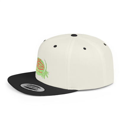 Mystical Eye Flat Bill Snapback Cap - Trendy Streetwear Hat