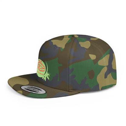 Mystical Eye Flat Bill Snapback Cap - Trendy Streetwear Hat