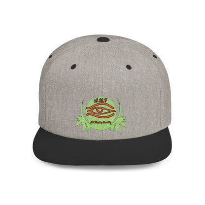 Mystical Eye Flat Bill Snapback Cap - Trendy Streetwear Hat