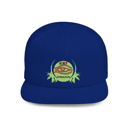 Mystical Eye Flat Bill Snapback Cap - Trendy Streetwear Hat