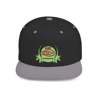Mystical Eye Flat Bill Snapback Cap - Trendy Streetwear Hat