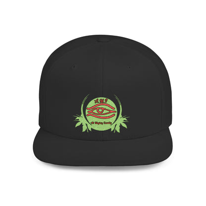 Mystical Eye Flat Bill Snapback Cap - Trendy Streetwear Hat