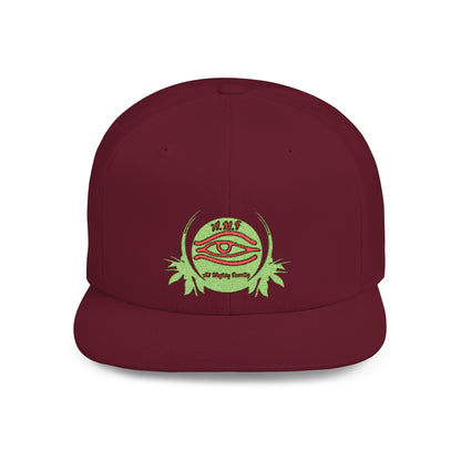 Mystical Eye Flat Bill Snapback Cap - Trendy Streetwear Hat