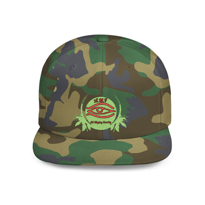 Mystical Eye Flat Bill Snapback Cap - Trendy Streetwear Hat