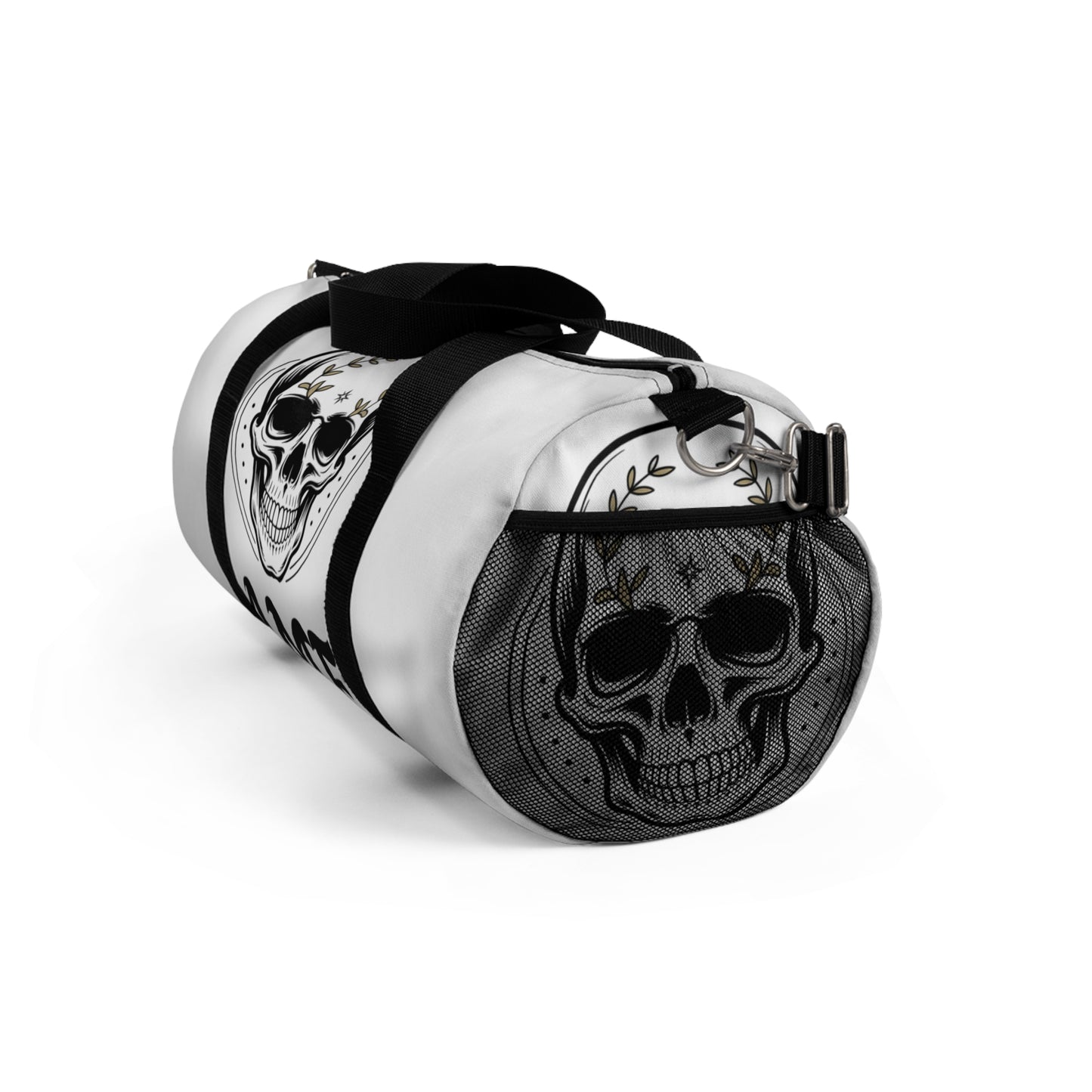 Skull AMF Graphic Duffel Bag – Gothic Travel & Gym Bag