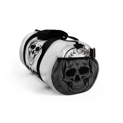Skull AMF Graphic Duffel Bag – Gothic Travel & Gym Bag
