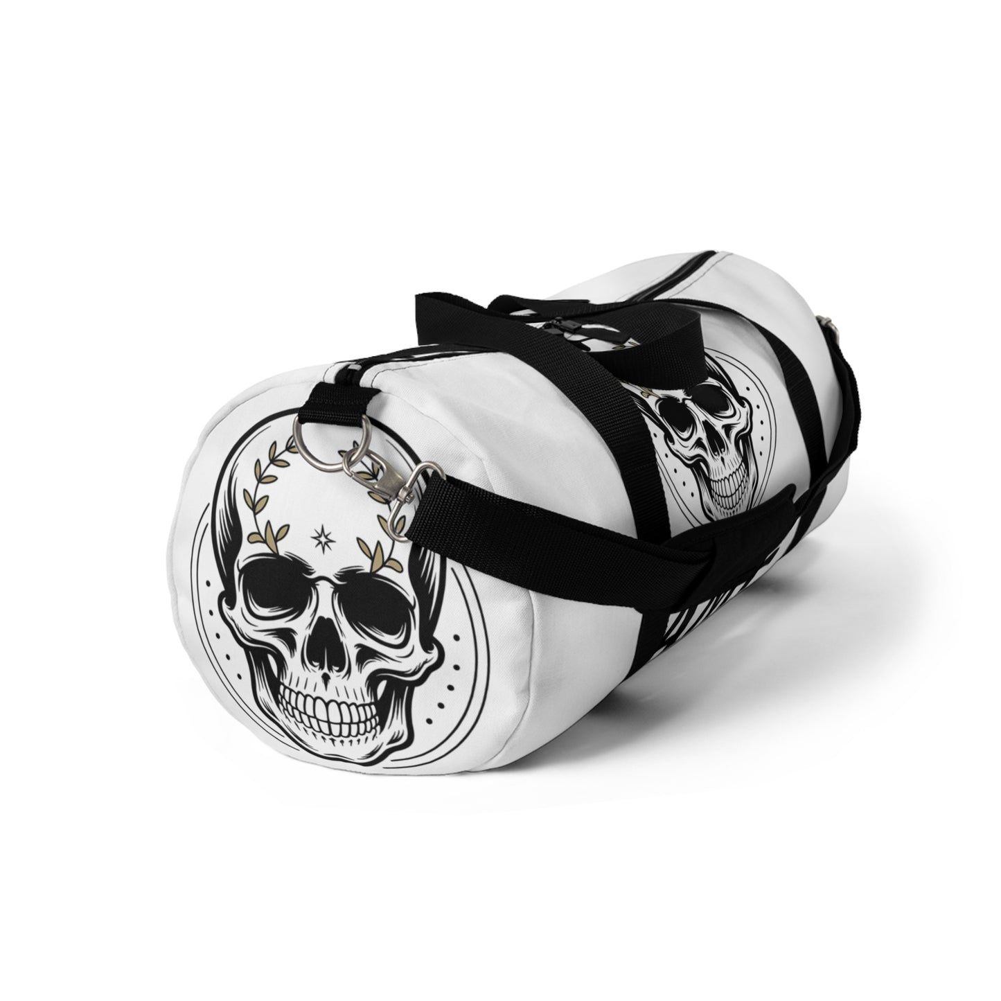 Skull AMF Graphic Duffel Bag – Gothic Travel & Gym Bag