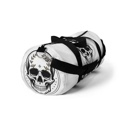 Skull AMF Graphic Duffel Bag – Gothic Travel & Gym Bag