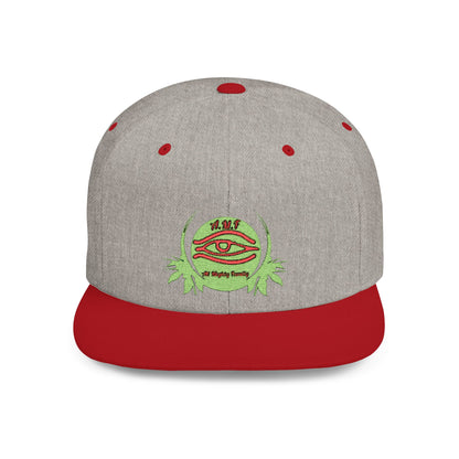 Mystical Eye Flat Bill Snapback Cap - Trendy Streetwear Hat