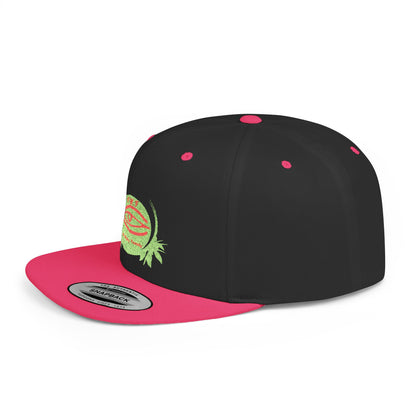 Mystical Eye Flat Bill Snapback Cap - Trendy Streetwear Hat