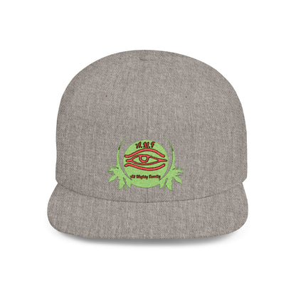 Mystical Eye Flat Bill Snapback Cap - Trendy Streetwear Hat