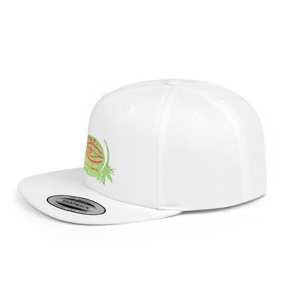 Mystical Eye Flat Bill Snapback Cap - Trendy Streetwear Hat