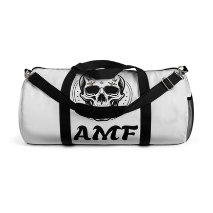 Skull AMF Graphic Duffel Bag – Gothic Travel & Gym Bag