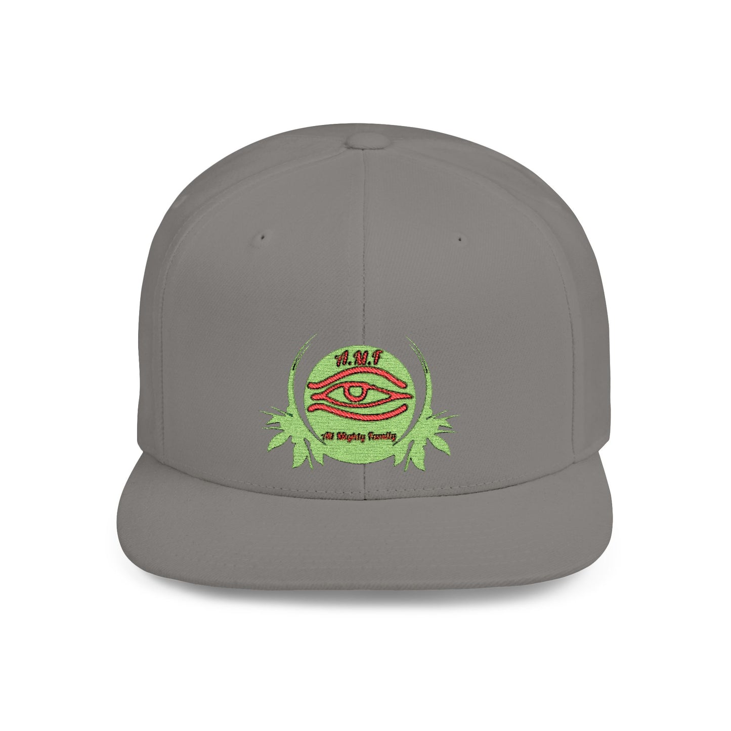 Mystical Eye Flat Bill Snapback Cap - Trendy Streetwear Hat