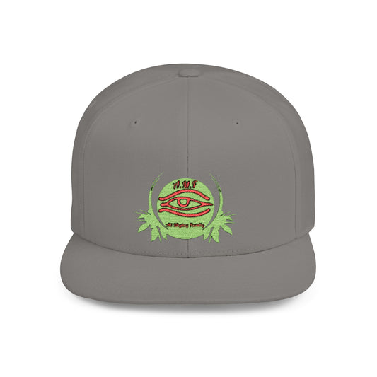 Mystical Eye Flat Bill Snapback Cap - Trendy Streetwear Hat