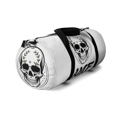 Skull AMF Graphic Duffel Bag – Gothic Travel & Gym Bag