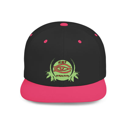Mystical Eye Flat Bill Snapback Cap - Trendy Streetwear Hat