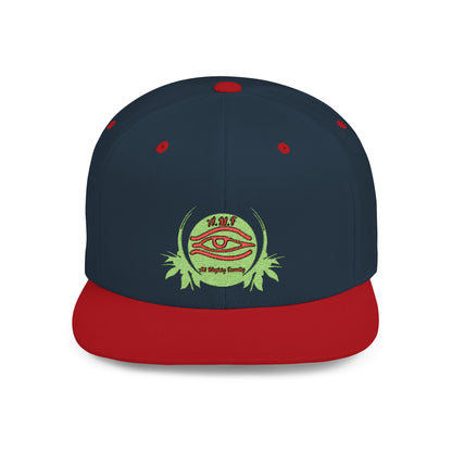 Mystical Eye Flat Bill Snapback Cap - Trendy Streetwear Hat