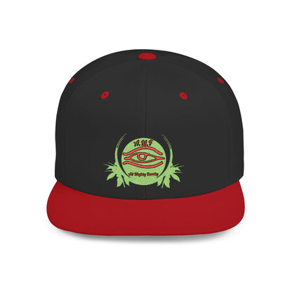 Mystical Eye Flat Bill Snapback Cap - Trendy Streetwear Hat