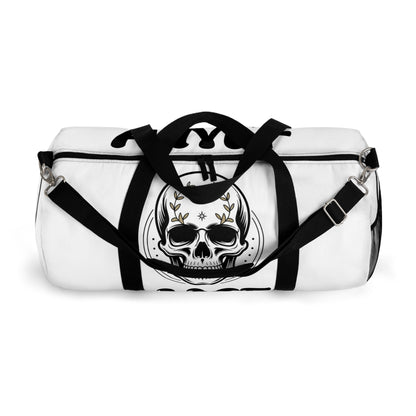 Skull AMF Graphic Duffel Bag – Gothic Travel & Gym Bag