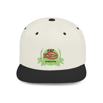 Mystical Eye Flat Bill Snapback Cap - Trendy Streetwear Hat