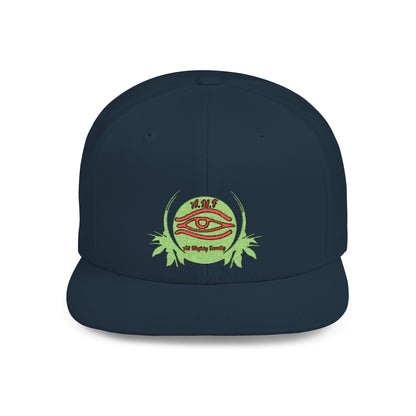 Mystical Eye Flat Bill Snapback Cap - Trendy Streetwear Hat