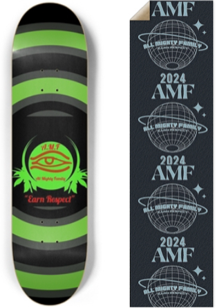 AMF Skateboard “Earn Respect”